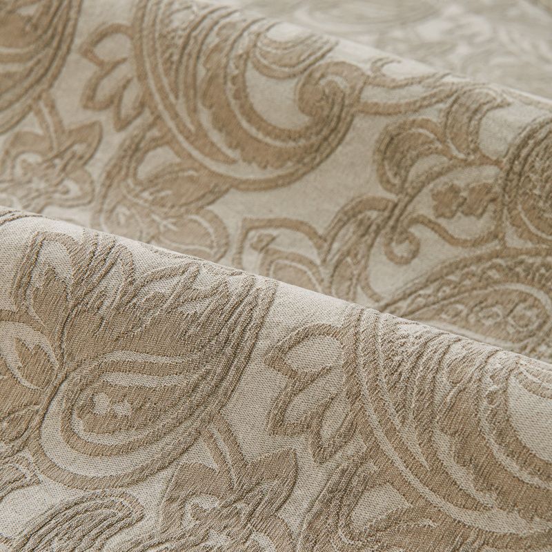 ソファーカバー 優雅なペイズリー柄刺繍入りソファーカバー