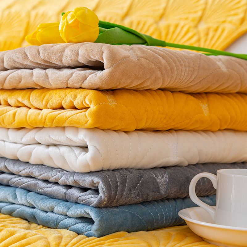 ソファーカバー 扇形模様の上品な伸縮フィット二人掛け座椅子保護カバー