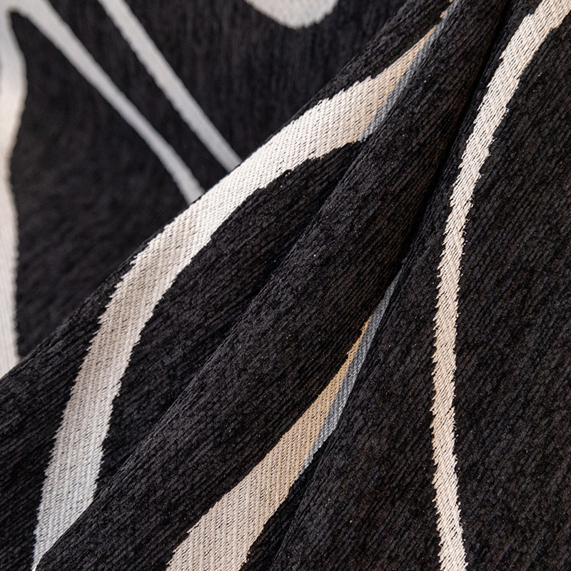 ソファーカバー 抽象アート柄フリンジ付きソファーカバー