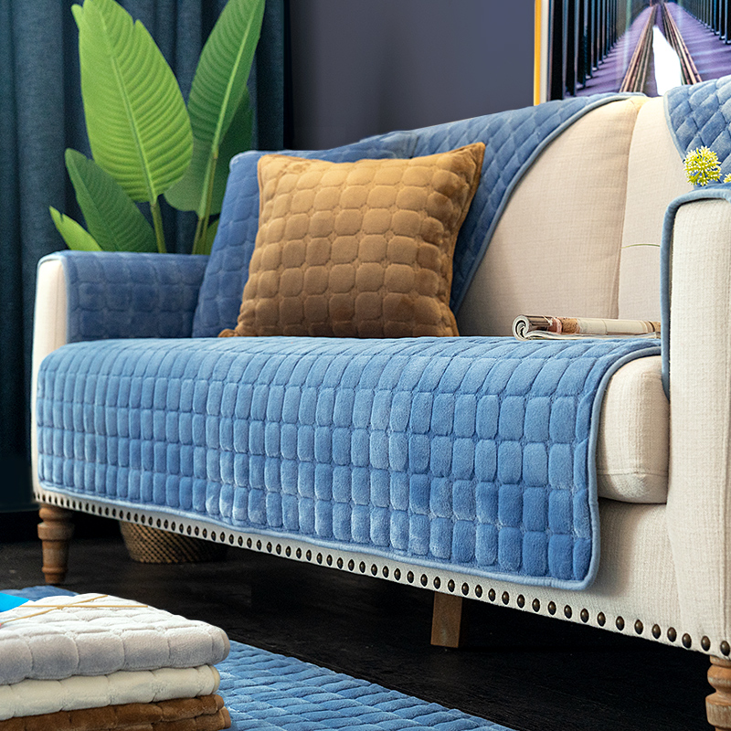 ソファーカバー 高級感あふれるキルティング縫製ソファーカバー