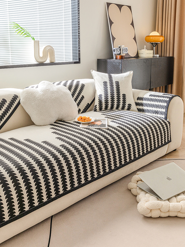 ソファーカバー 幾何学模様が美しい北欧風ソファーカバー