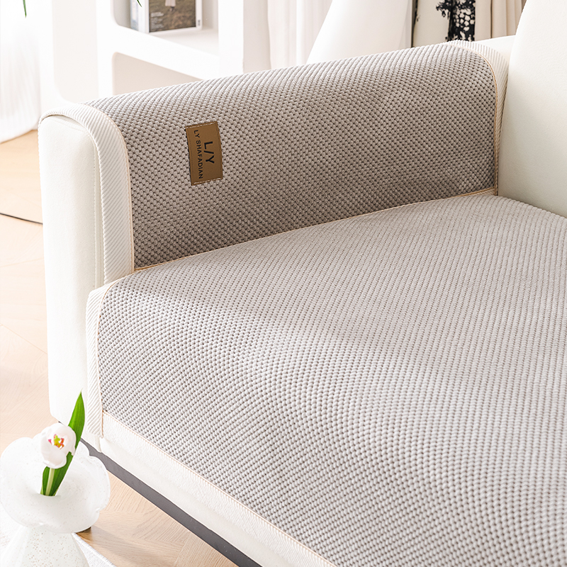 ソファーカバー 高級織り模様付き座面保護マット二人掛け用