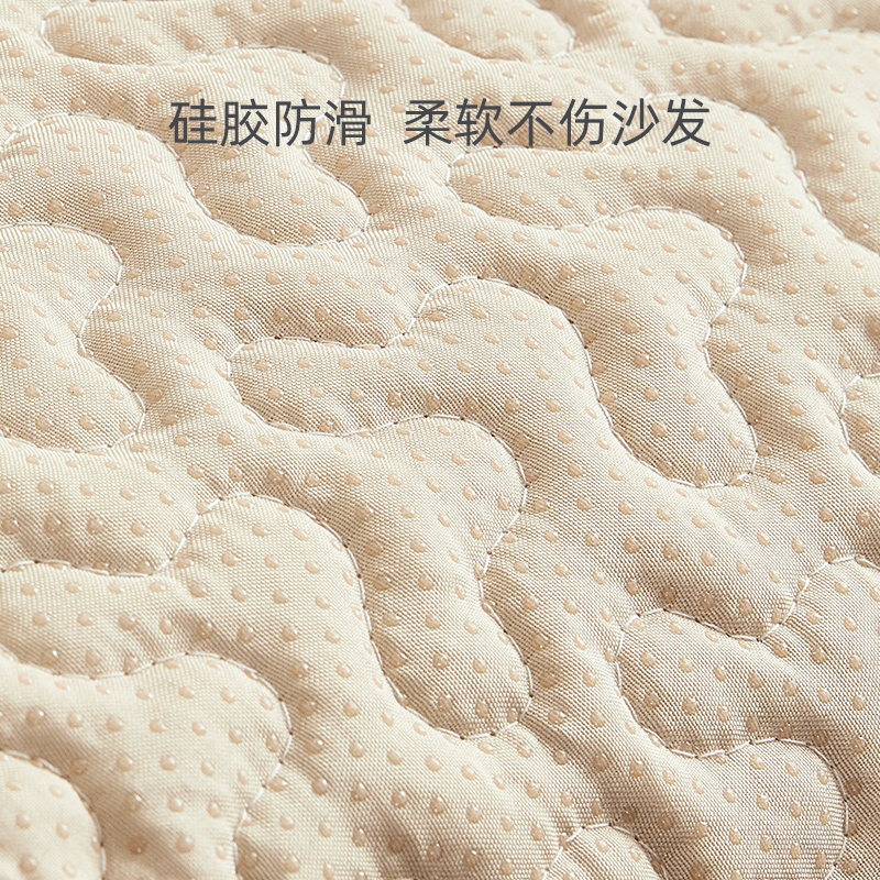 ソファーカバー 立体編み込み模様上質綿麻ソファーカバー