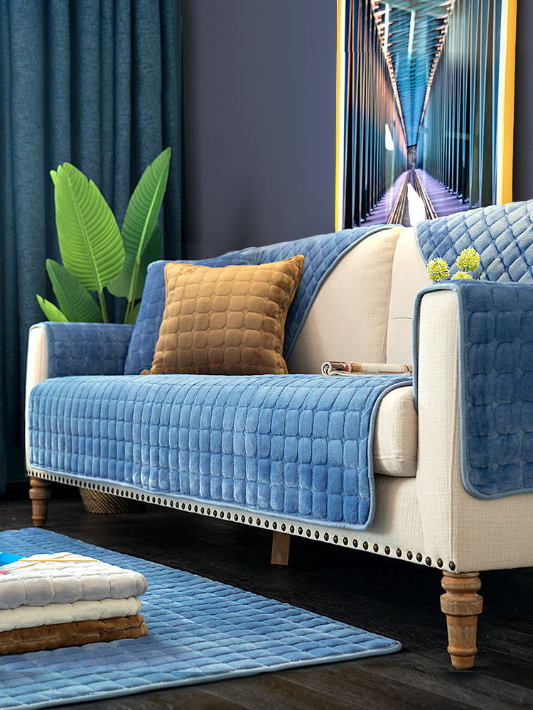 ソファーカバー 高級感あふれるキルティング縫製ソファーカバー