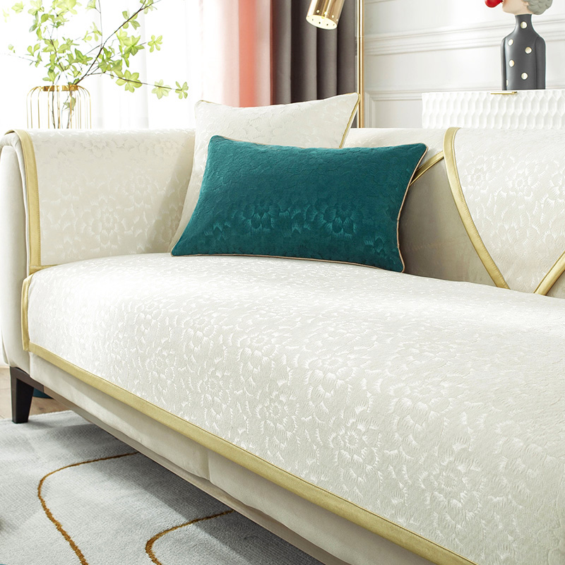 ソファーカバー 高級ジャガード織り花柄ソファーカバー