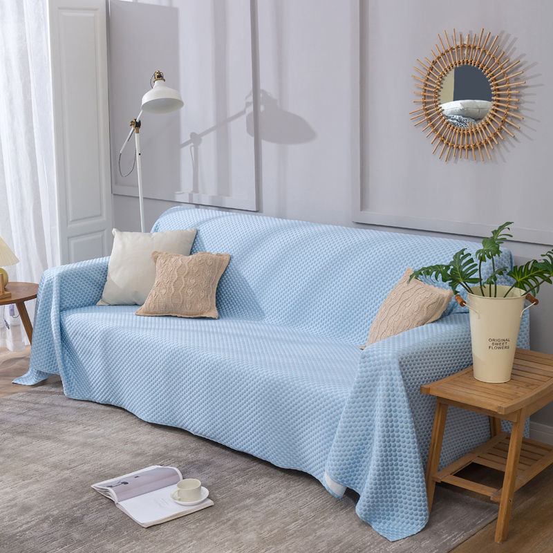 ソファーカバー 北欧風ワッフル織り全面覆いマルチソファーカバー
