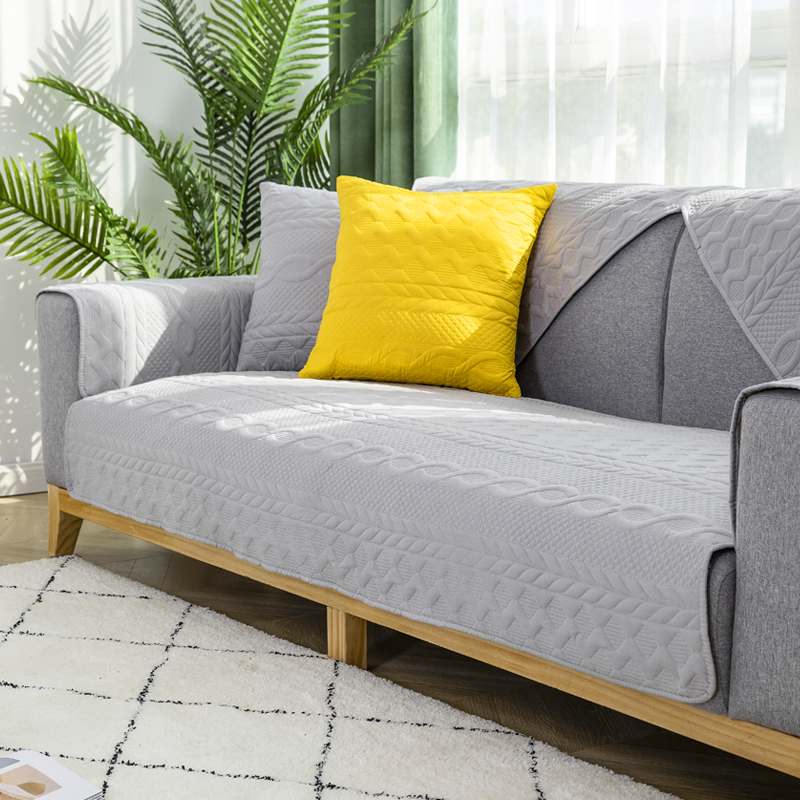 ソファーカバー キルティング模様付き座面保護ソファーカバー