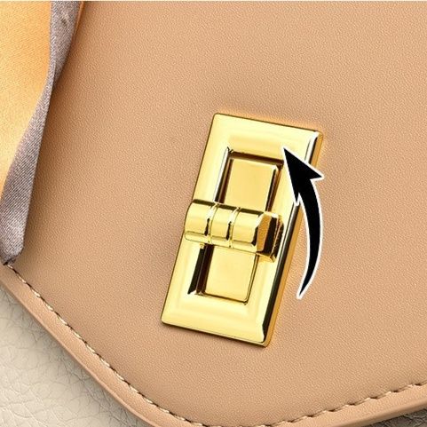 革バッグレディース 編み込みハンドル付き上品フラップハンドバッグ