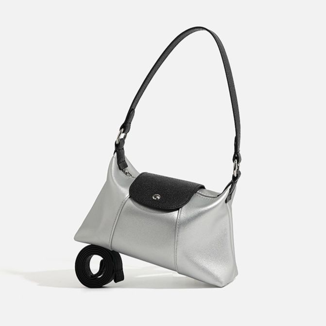 革バッグレディース 上品な本革フラップ付きソフトレザーショルダーバッグ