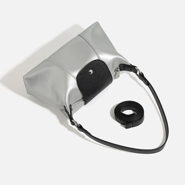 革バッグレディース 上品な本革フラップ付きソフトレザーショルダーバッグ