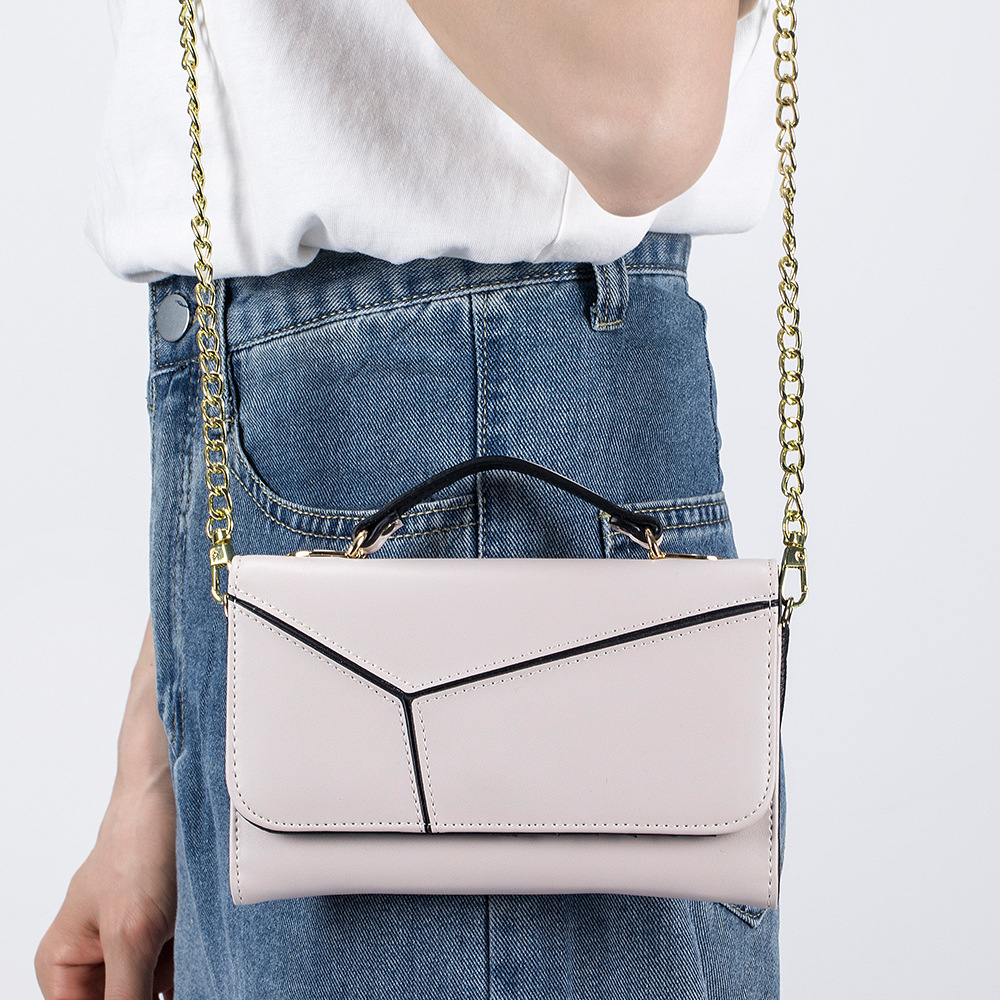 革バッグレディース 牛本革ミニ財布ショルダーバッグ多機能仕分け