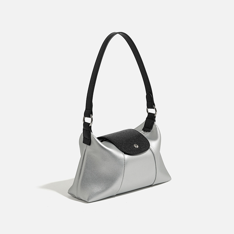 革バッグレディース 上品な本革フラップ付きソフトレザーショルダーバッグ