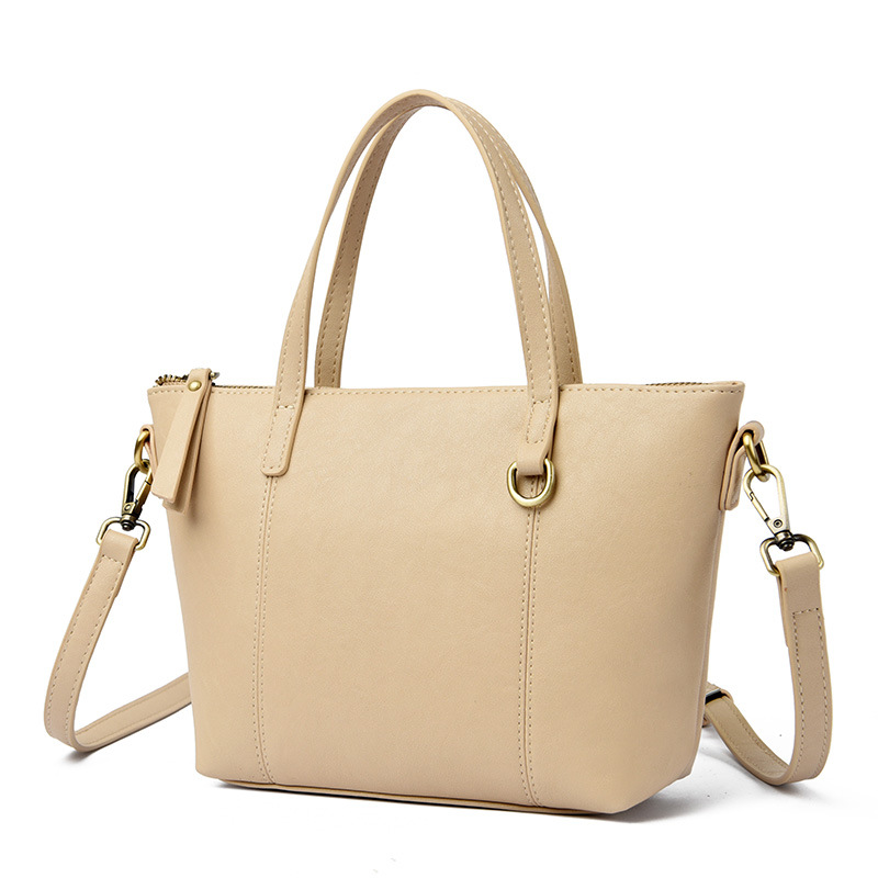 革バッグレディース 上質レザー二本持ち手ハンドバッグ