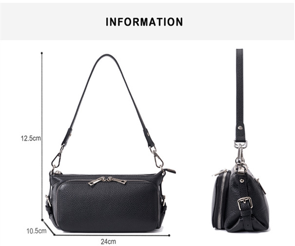 革バッグレディース 上品な牛本革ハンドバッグ 多機能仕分け レディース