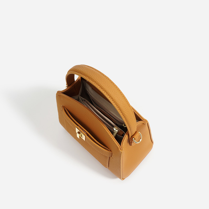 革バッグレディース 本革上品ハンドバッグ 大人女性のための洗練された小型バッグ