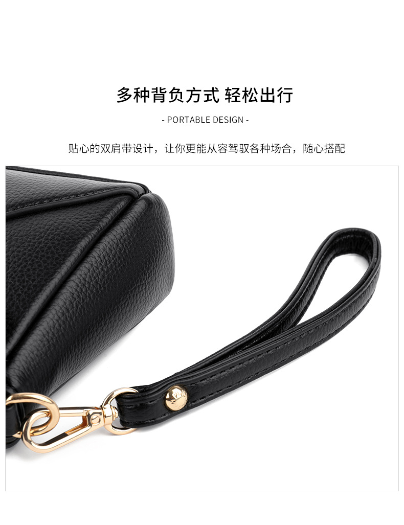 革バッグレディース 封筒型本革フラップハンドバッグ