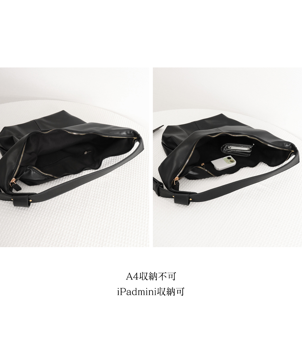 革バッグレディース 合皮トートバッグ 黒 肩掛け斜めがけ対応