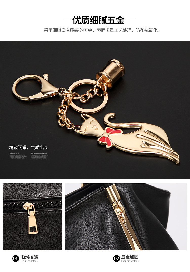 革バッグレディース 上品な金具装飾付き本革大容量トートバッグ