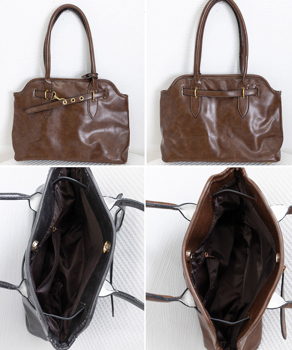 革バッグレディース 復古調ハンドバッグ 肩掛け通勤鞄 大容量