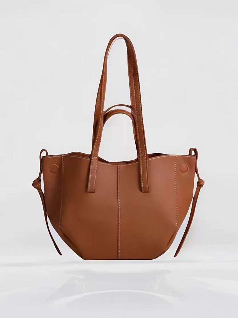 革バッグレディース 本革巾着デザイン2way仕様トートバッグ