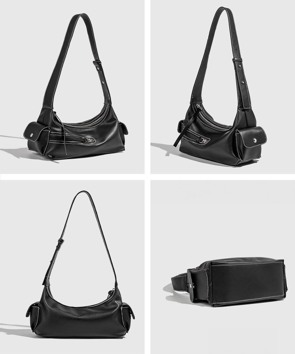 革バッグレディース ハンドバッグ女性用肩掛け韓国風合皮軽量