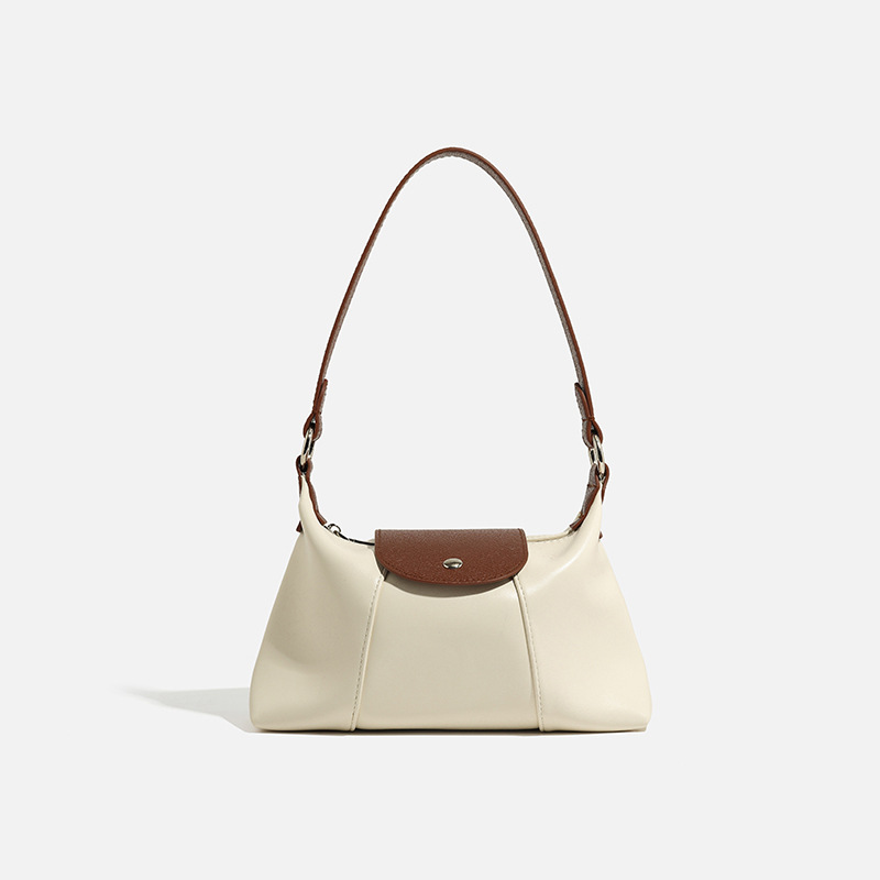 革バッグレディース 上品な本革フラップ付きソフトレザーショルダーバッグ