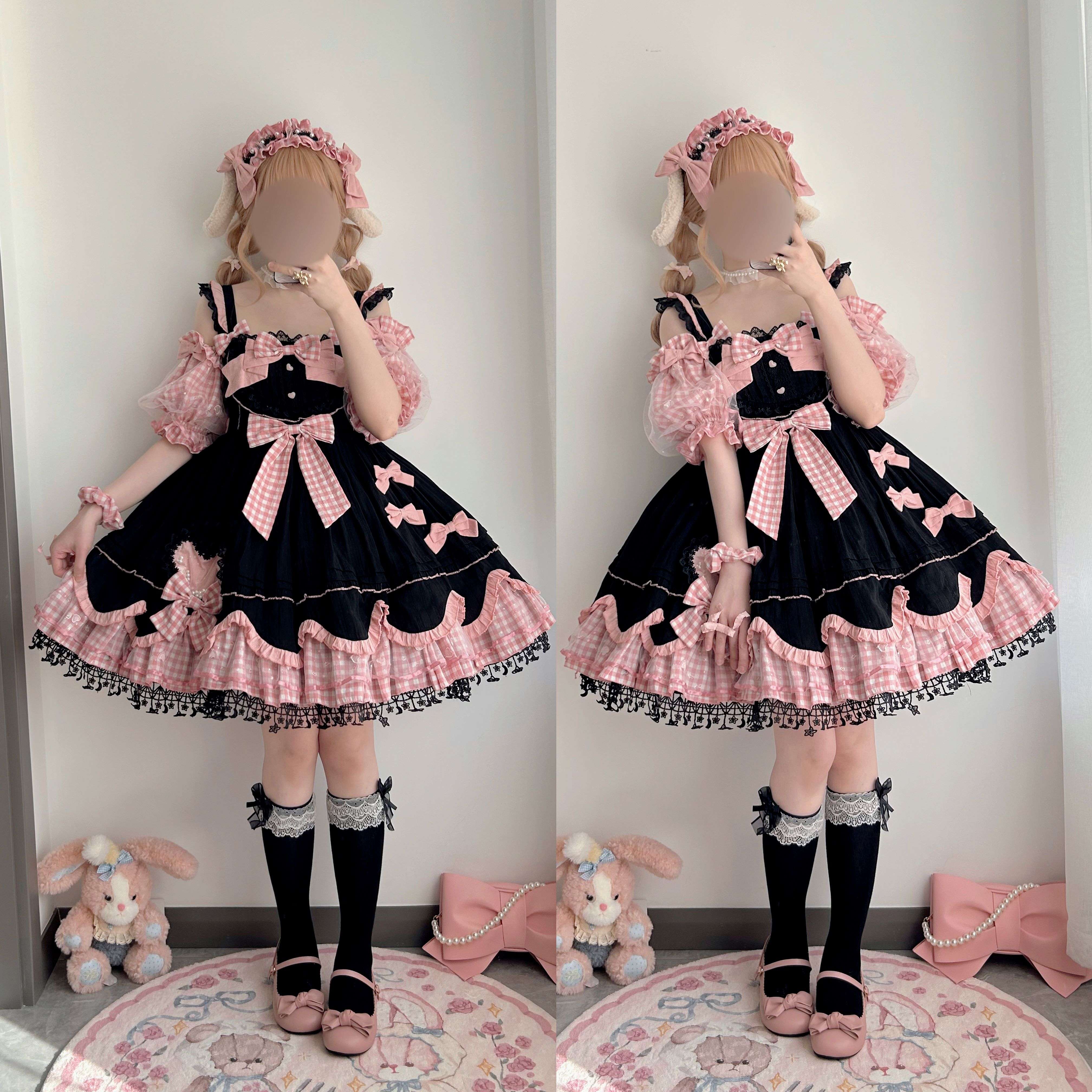 ロリータファッション うさぎの夢見るお姫様ドレス