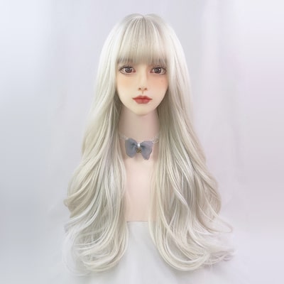 【甘ロリータ】西洋人風ロングヘアスタイル ロリータファッション