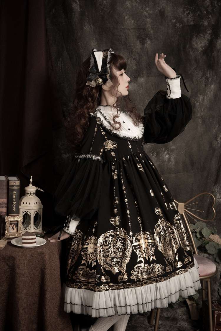 ロリータファッション 十字架の祈り姫 華やぎドレス