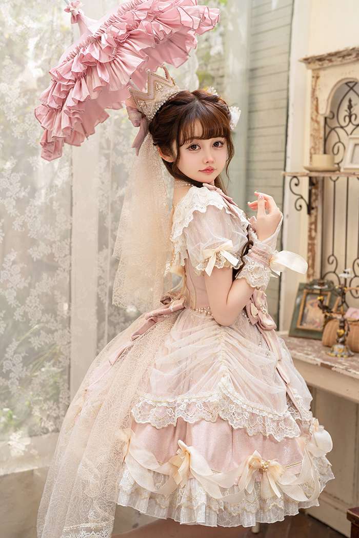 ロリータファッション 星空の舞踏会ドレス ~姫様の優雅な午後~
