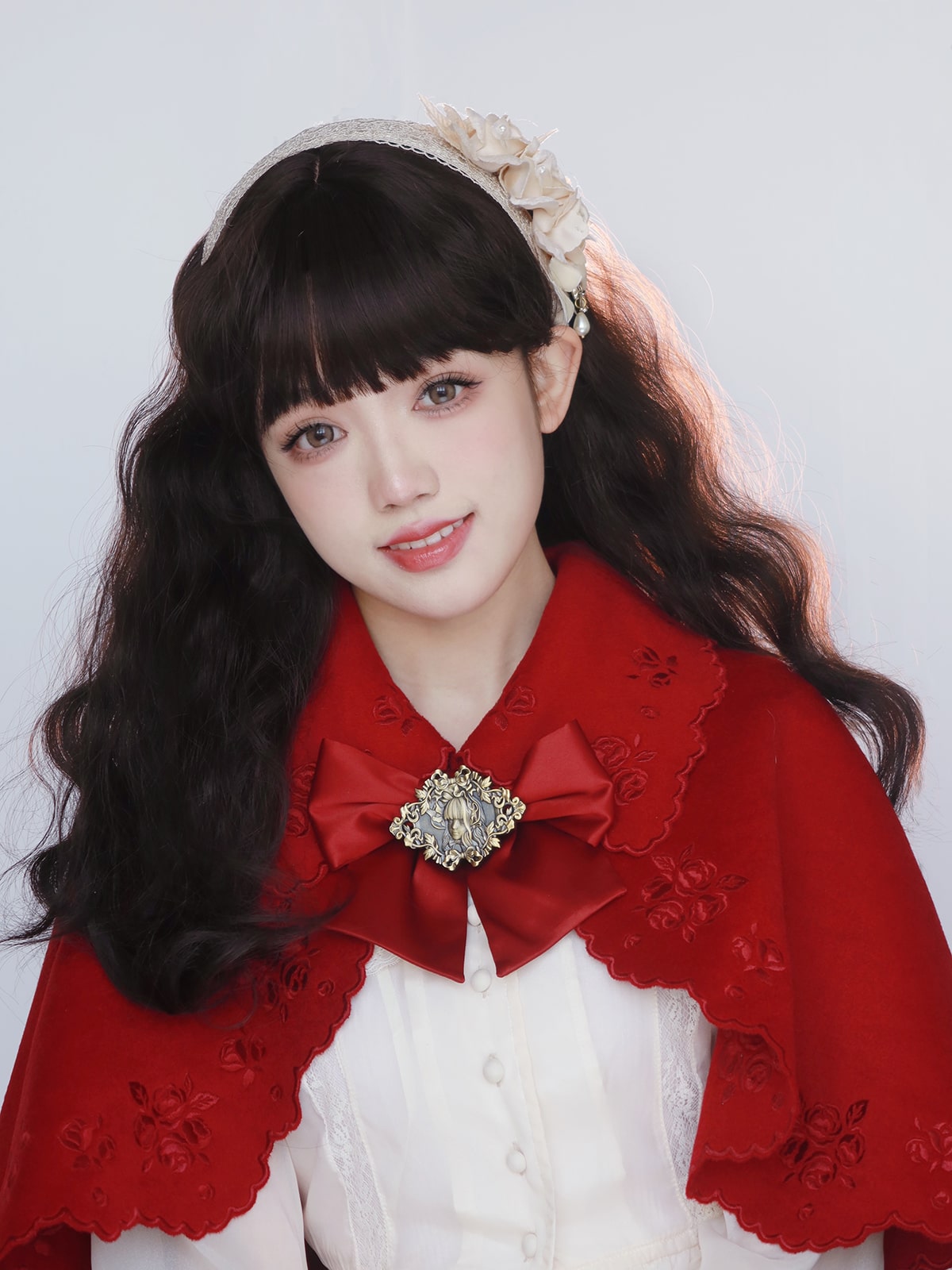 【甘ロリータ】JK風カールメッシュロングヘアスタイル ロリータファッション