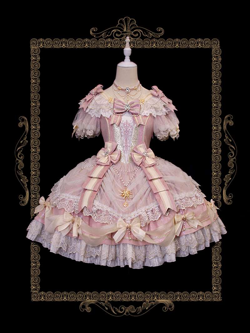 ロリータファッション 星空の舞踏会ドレス ~姫様の優雅な午後~