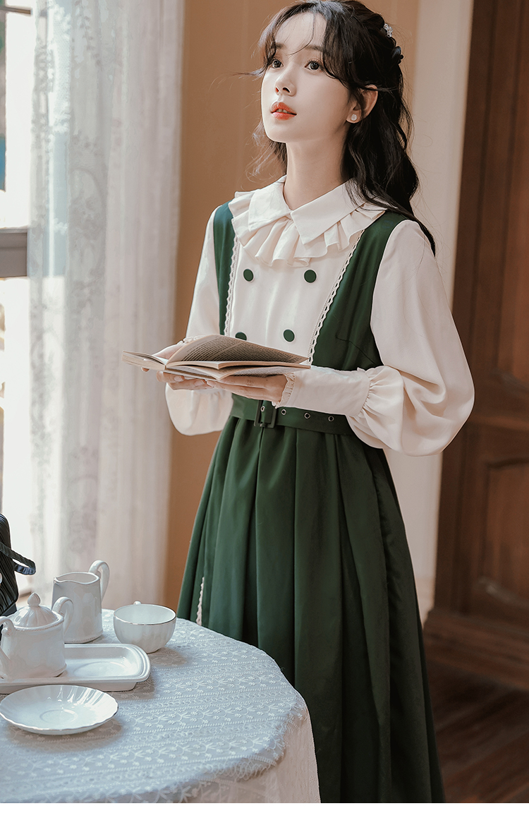 ロリータファッション うさぎのお茶会 ジャンパースカート