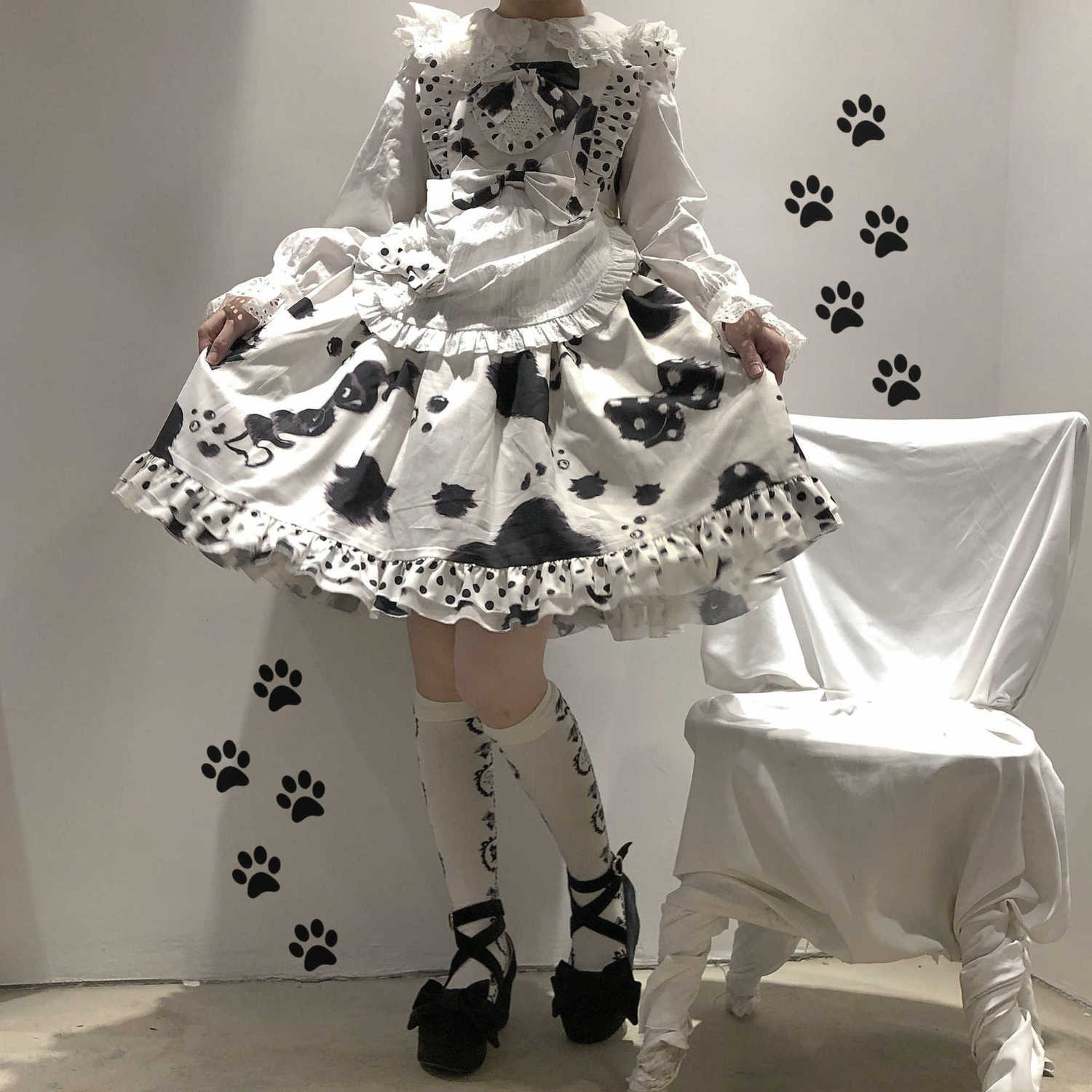ロリータファッション【甘ロリータ】ディズニーリトルスポットロリータ