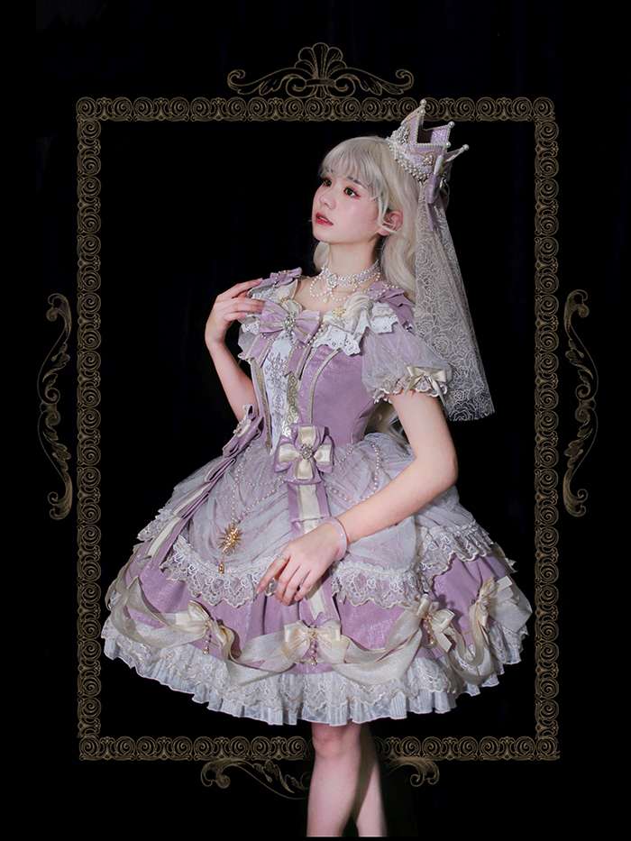 ロリータファッション 星空の舞踏会ドレス ~姫様の優雅な午後~