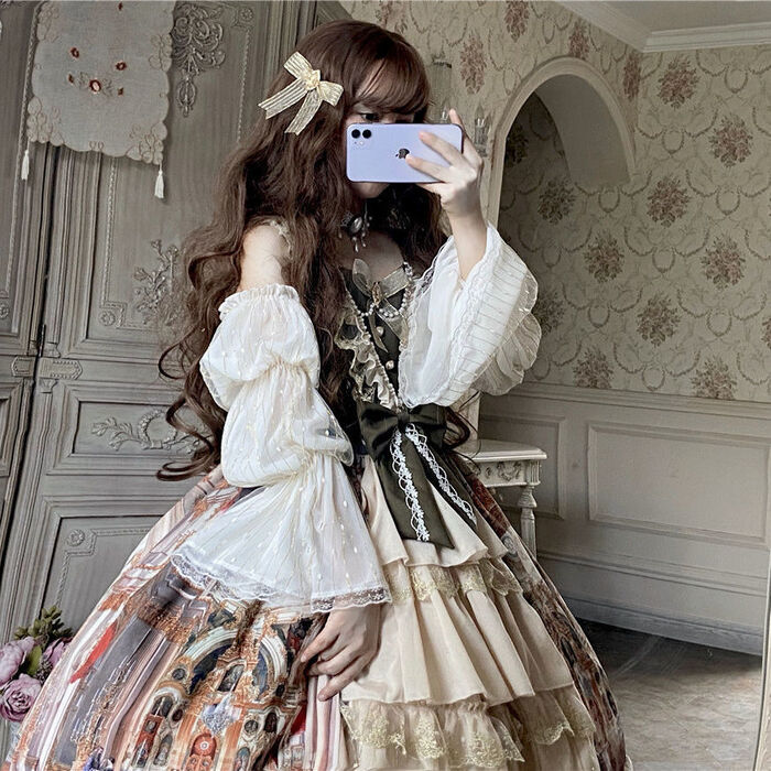 ロリータファッション 【クラシカルロリータ】ヴェルサイユの芸術クラシカルロリータドレス