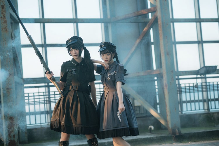 【軍服ロリータ】ヒットマン風ドレス