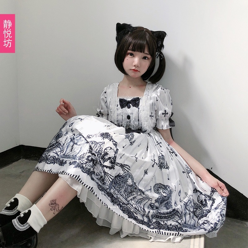 【甘ロリータ】十字架シックワンピース