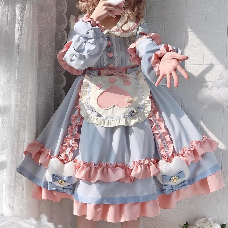 ロリータファッション 姫様のティーパーティー ワンピース