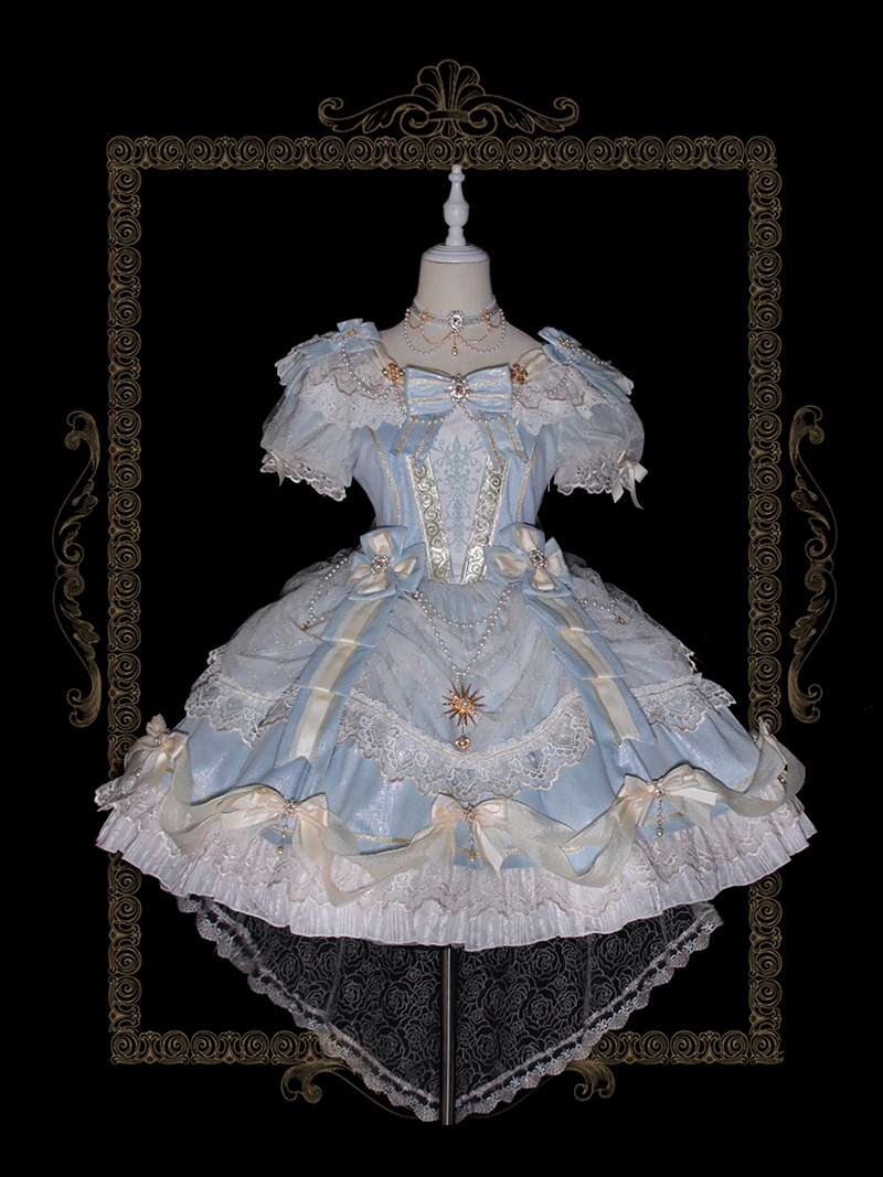 ロリータファッション 星空の舞踏会ドレス ~姫様の優雅な午後~