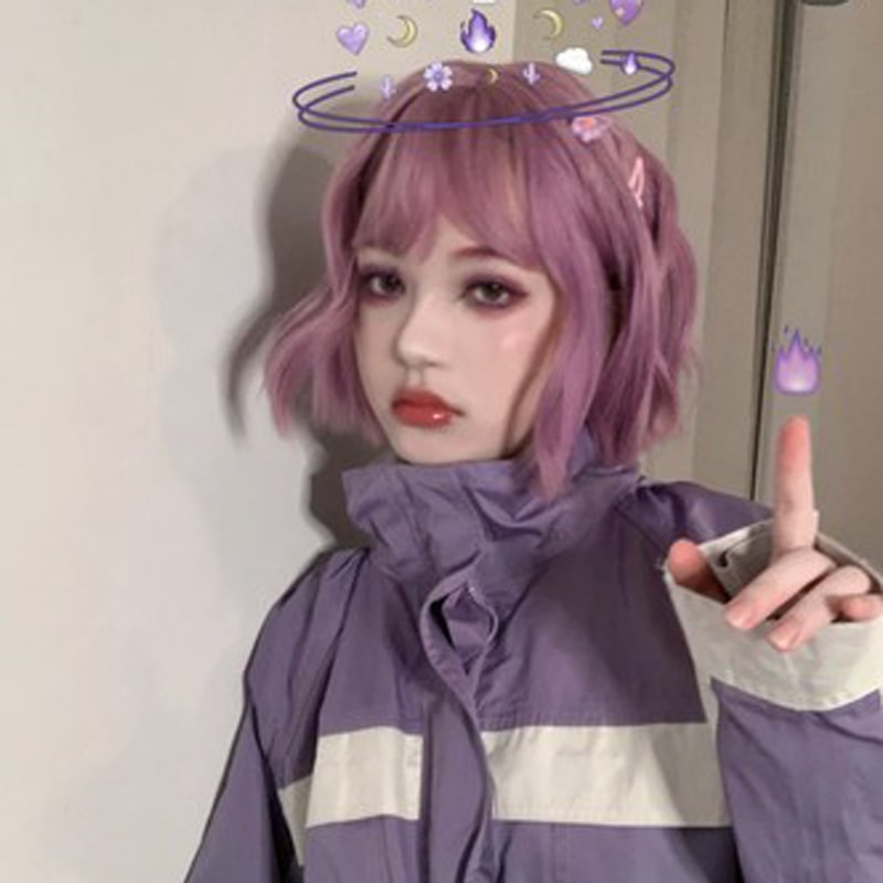【甘ロリータ】清楚系ショートカールスタイル ロリータファッション