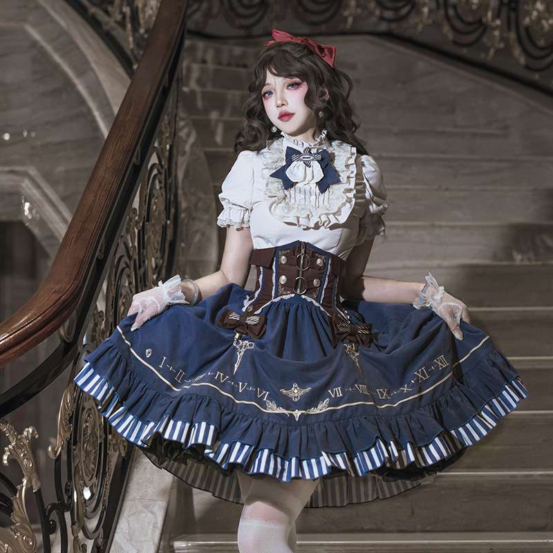 ロリータファッション 時計仕掛けの騎士姫ドレス