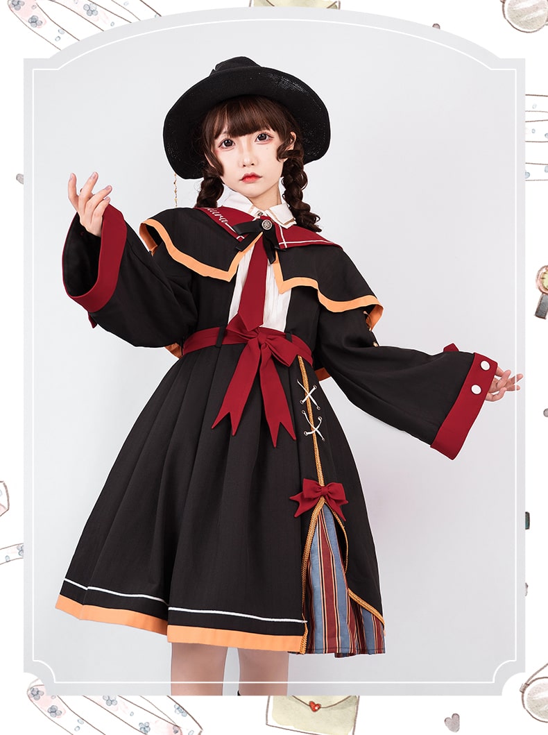 ロリータファッション 【クラシカルロリータ】魔法学校のワンピース