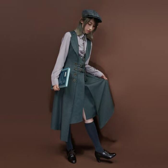 ロリータファッション 【スチームパンク】ロングジャケット