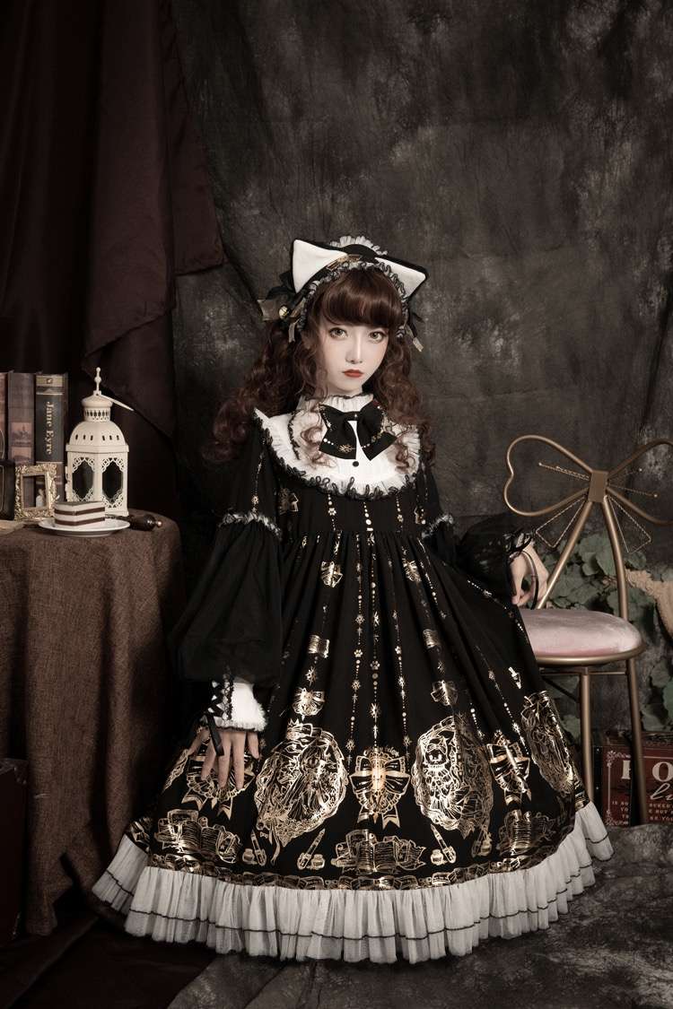 ロリータファッション 十字架の祈り姫 華やぎドレス