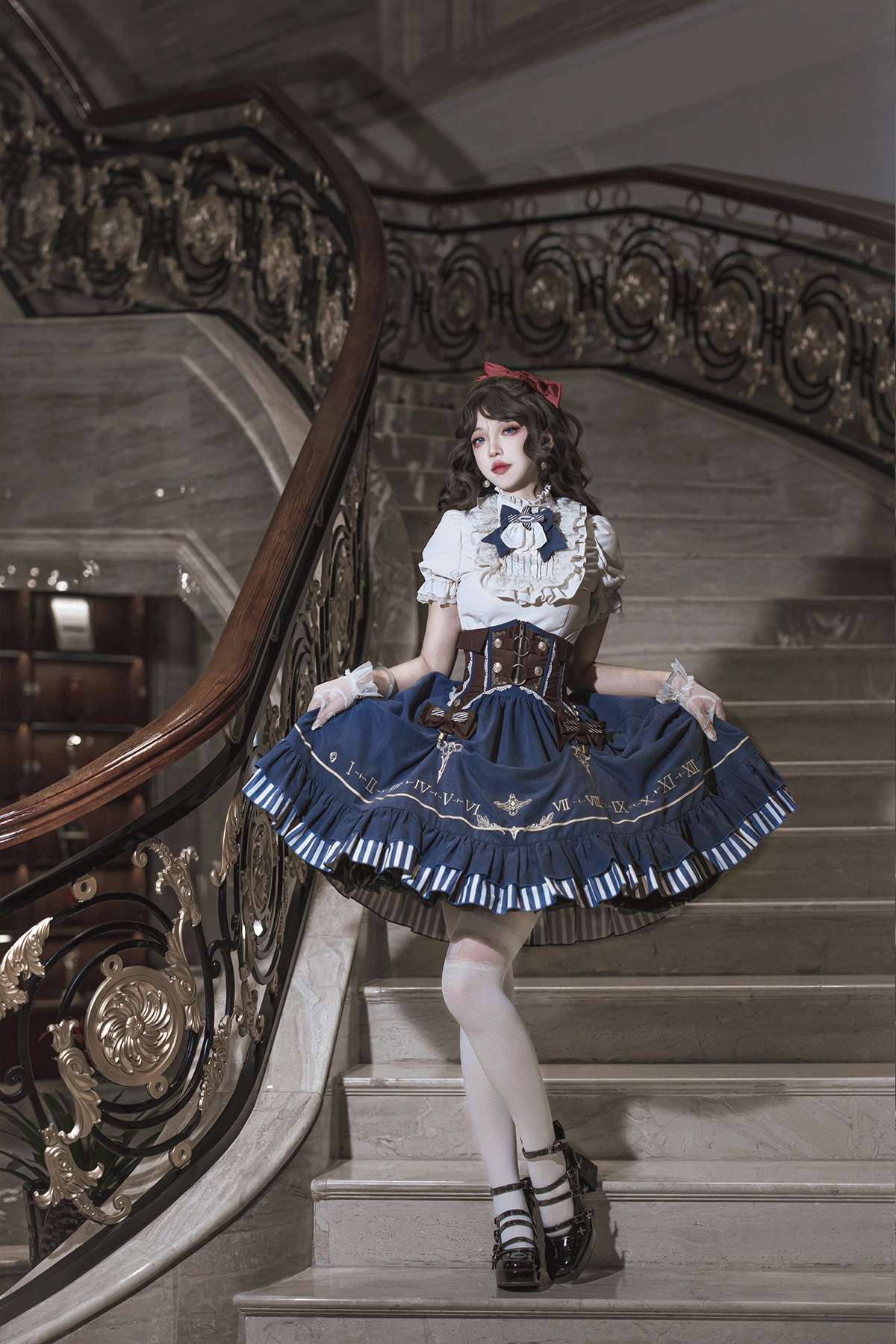 ロリータファッション 時計仕掛けの騎士姫ドレス