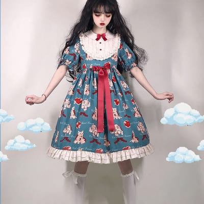 ロリータファッション【甘ロリータ】ロリータデイリーライト ロリータファッション
