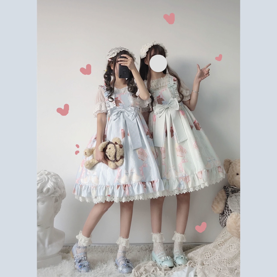 ロリータファッション【甘ロリータ】カッコウデザートハイウエストロリータ