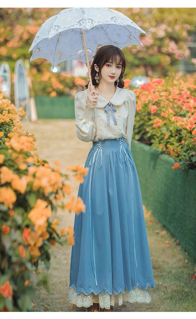 ロリータファッション 優雅な貴婦人風ワンピース