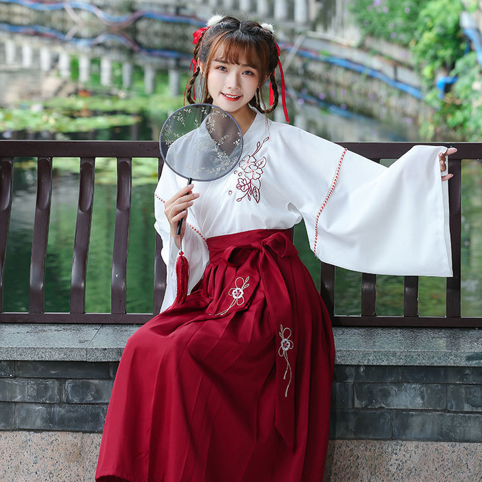 ロリータファッション 【中華ロリータ】巫女風デザインチャイナロリータ